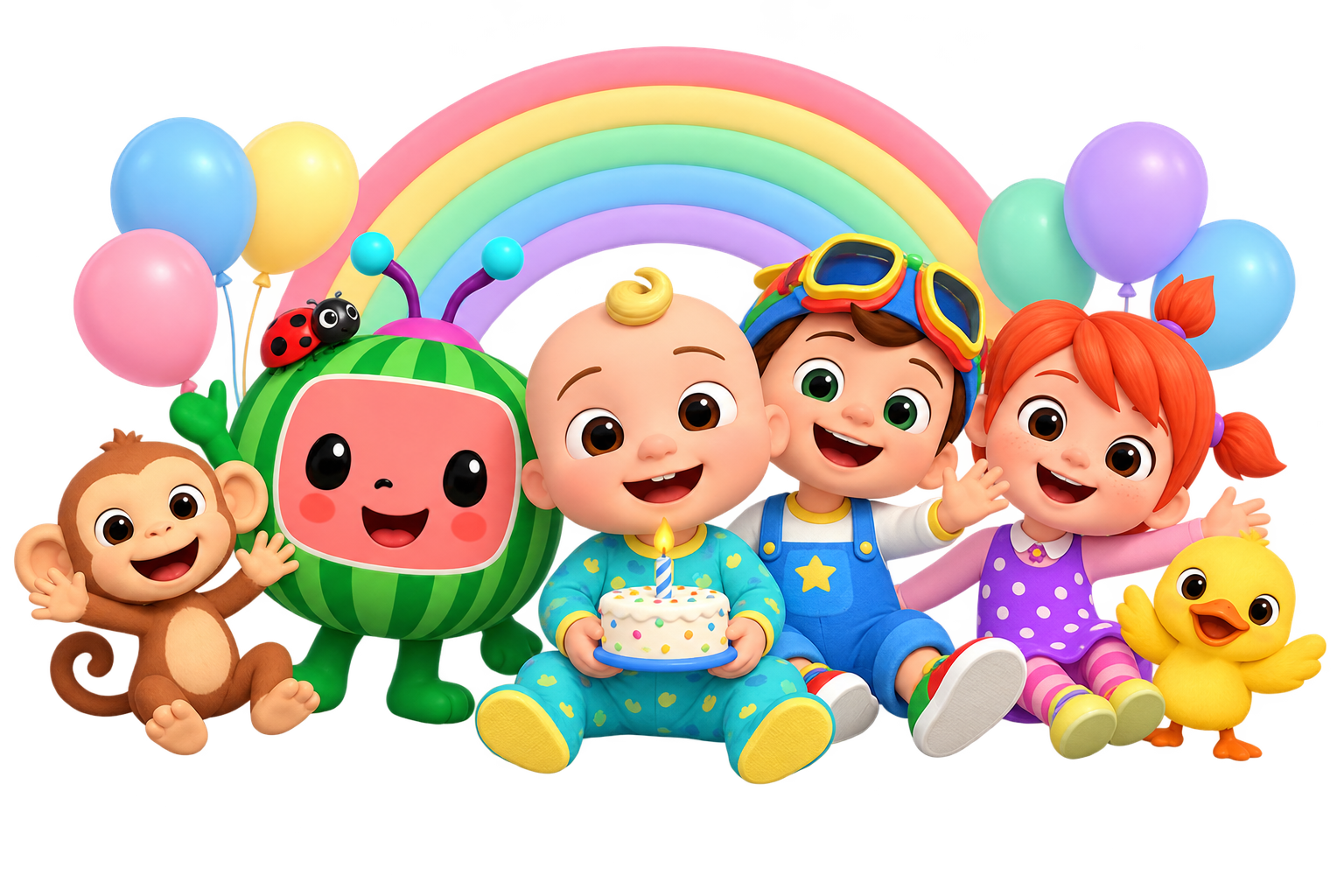 JJ and his CoComelon friends